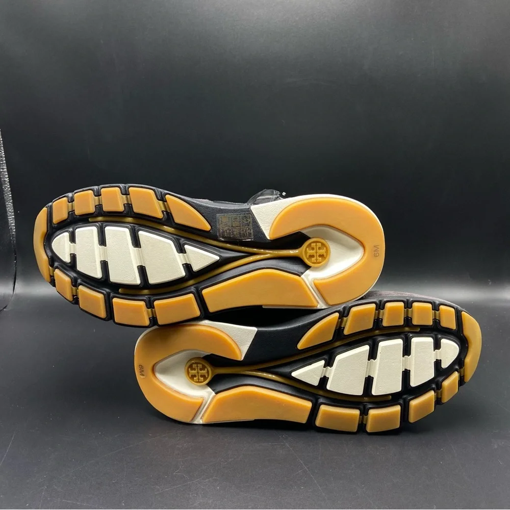 Tory Burch Sawyer Boxer High Top Sneaker Boots‎ Women's Size 6 New W/Box